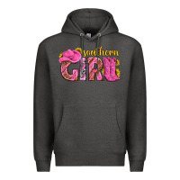 Charcoal Heather southern girl western Premium Hoodie - texasbilliewilder