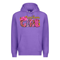 Purple southern girl western Premium Hoodie - texasbilliewilder