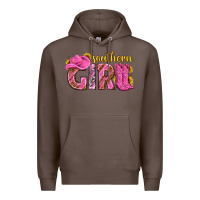 Coffee southern girl western Premium Hoodie - texasbilliewilder
