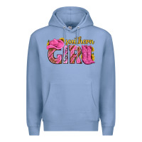 Colony Blue southern girl western Premium Hoodie - texasbilliewilder