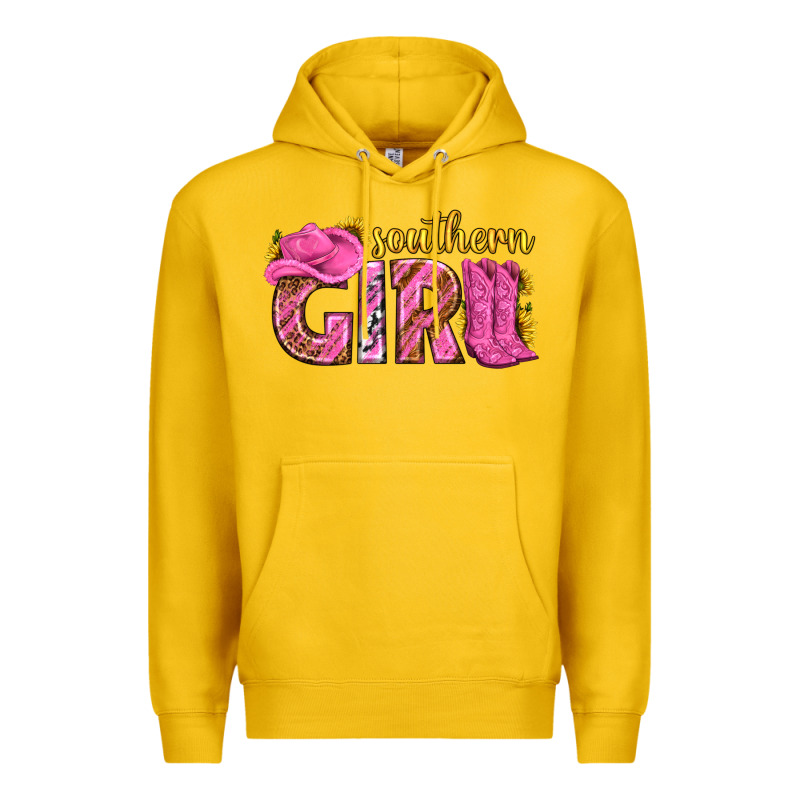 Southern Girl Western Premium Hoodie by texasbilliewilder | Teevron