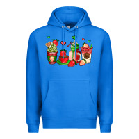 True Royal strawberry coffee cups Premium Hoodie - AdoDesignShop