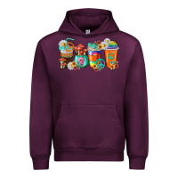 Mauve Wine hippie coffee cups Urban Hoodie - texasbilliewilder