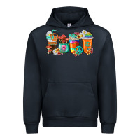 Navy hippie coffee cups Urban Hoodie - texasbilliewilder