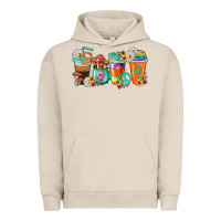 Pigment French Oak hippie coffee cups Urban Hoodie - texasbilliewilder