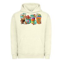 Pigment Pistachio hippie coffee cups Urban Hoodie - texasbilliewilder