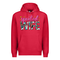 Cardinal spoiled wife Premium Hoodie - texasbilliewilder