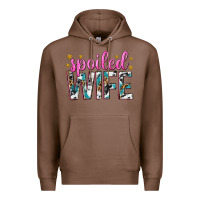 Chestnut spoiled wife Premium Hoodie - texasbilliewilder