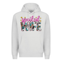 Dove Grey spoiled wife Premium Hoodie - texasbilliewilder