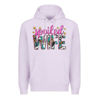 Lilac spoiled wife Premium Hoodie - texasbilliewilder