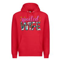 Red spoiled wife Premium Hoodie - texasbilliewilder