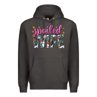 Smoke spoiled wife Premium Hoodie - texasbilliewilder