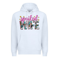 White spoiled wife Premium Hoodie - texasbilliewilder