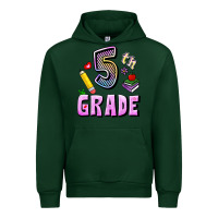 Forest Green Fifth Grade Urban Hoodie - RanaPortraitStore