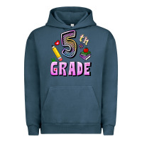 Pigment Midnight Navy Fifth Grade Urban Hoodie - RanaPortraitStore