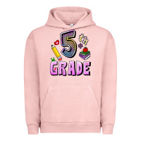 Pigment Salmon Fifth Grade Urban Hoodie - RanaPortraitStore
