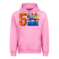 Fuchsia Pink Fifth Grade Urban Hoodie - RanaPortraitStore
