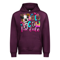 Mauve Wine holy cow  m cute Urban Hoodie - texasbilliewilder