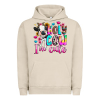 Pigment French Oak holy cow  m cute Urban Hoodie - texasbilliewilder