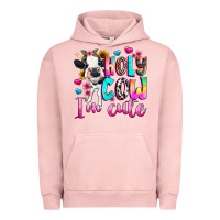 Pigment Salmon holy cow  m cute Urban Hoodie - texasbilliewilder