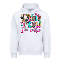 White holy cow  m cute Urban Hoodie - texasbilliewilder