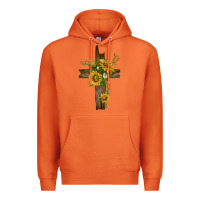Carrot sunflower cross Premium Hoodie - texasbilliewilder
