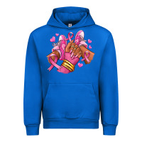 Cobalt Breast Cancer afro girl sneakers Urban Hoodie - RanaPortraitStore