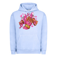 Pigment Grape Ice Breast Cancer afro girl sneakers Urban Hoodie - RanaPortraitStore