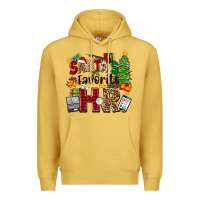 Antique Gold santa's favorite hr Premium Hoodie - Zillion Design Studio