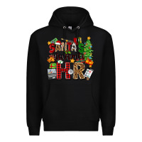 Black santa's favorite hr Premium Hoodie - Zillion Design Studio