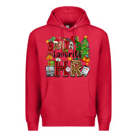 Cardinal santa's favorite hr Premium Hoodie - Zillion Design Studio