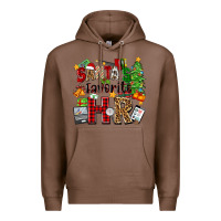 Chestnut santa's favorite hr Premium Hoodie - Zillion Design Studio