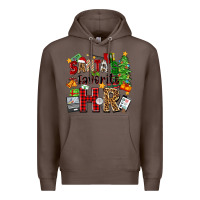 Coffee santa's favorite hr Premium Hoodie - Zillion Design Studio