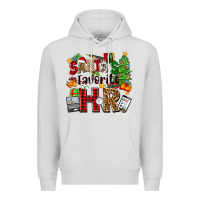 Dove Grey santa's favorite hr Premium Hoodie - Zillion Design Studio
