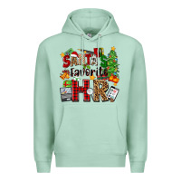 Seafoam santa's favorite hr Premium Hoodie - Zillion Design Studio