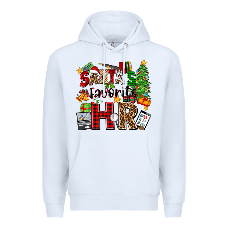 Santa's Favorite Hr Premium Hoodie by Zillion Design Studio | Teevron