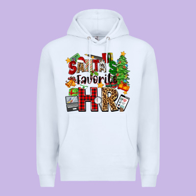 Santa's Favorite Hr Premium Hoodie Designed By Zillion Design Studio