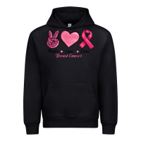 Black Peace Love Cure Cancer Urban Hoodie - RanaPortraitStore