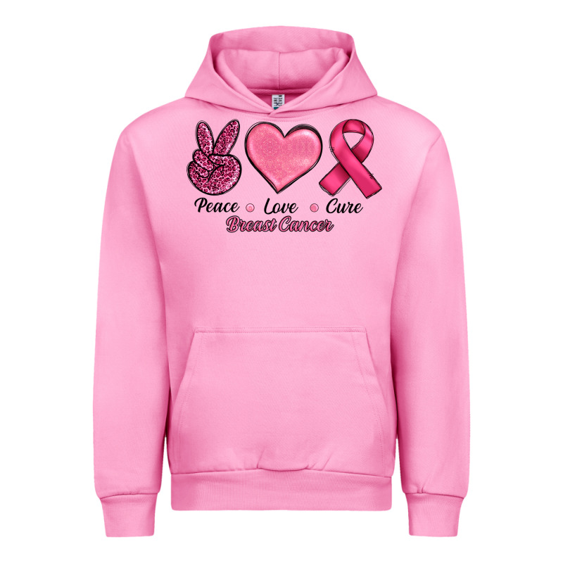 Peace Love Cure Cancer Urban Hoodie by RanaPortraitStore | Teevron