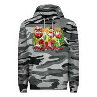 Slate Camo merry christmas wine glasses Premium Hoodie - Zillion Design Studio