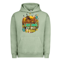 Pigment Oil Green i just smile and say god bless Urban Hoodie - texasbilliewilder