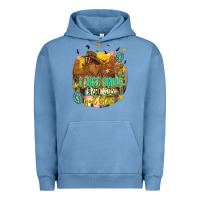 Pigment Pebble Blue i just smile and say god bless Urban Hoodie - texasbilliewilder