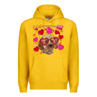 Lemon Valentine's day cockapoo Premium Hoodie - RanaPortraitStore