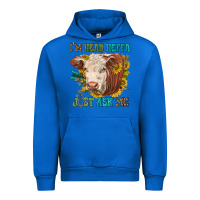 Cobalt im head heffa just ask me Urban Hoodie - texasbilliewilder