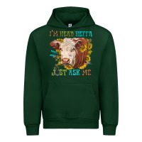 Forest Green im head heffa just ask me Urban Hoodie - texasbilliewilder