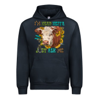 Navy im head heffa just ask me Urban Hoodie - texasbilliewilder