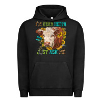 Pigment Black im head heffa just ask me Urban Hoodie - texasbilliewilder