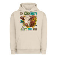 Pigment French Oak im head heffa just ask me Urban Hoodie - texasbilliewilder