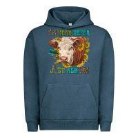 Pigment Midnight Navy im head heffa just ask me Urban Hoodie - texasbilliewilder