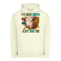 Pigment Pistachio im head heffa just ask me Urban Hoodie - texasbilliewilder